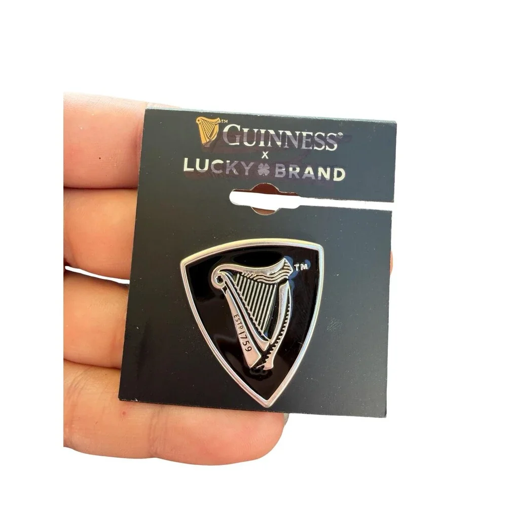 I love Guinness brooch Guinness beer pin st Patrick’s day jewelry